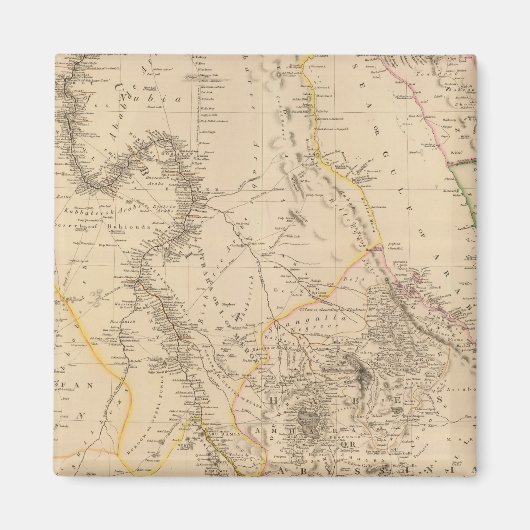 ヌビア、アビシニア2 マグネット (正面)