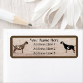 ヌビカスタマイズア乳ヤギ住所 シール (インサイチュ)