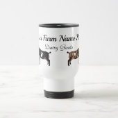 ヌビパーソナライズされたアの酪農山羊 トラベルマグ (中央)