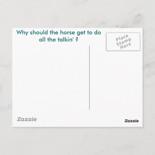 ヌビヤギ ポストカード (裏面)