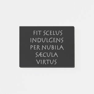 ヌビラセキュラvirtus当たりのフィットscelus放棄権 ポストイット