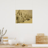 ヌビ素晴らしアのアブシンベルの神殿 ポスター (キッチン)