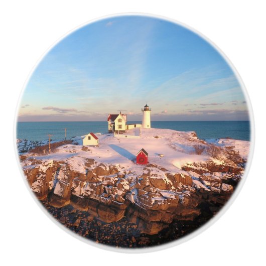 ヌブルライトエアリアルスノーマイメインライトハウス セラミックノブ (正面)