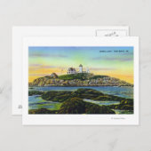 ヌブルライトハウスアットヨークビーチ ポストカード (正面/裏面)