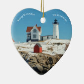 ヌブルライトハウスファミリーフォト セラミックオーナメント (右)