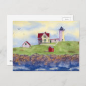 ヌブルライトハウスヨークメインハガキ ポストカード (正面/裏面)