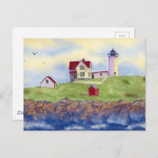 ヌブルライトハウスヨークメインハガキ ポストカード (正面/裏面)