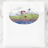 ヌブルライトハウスヨークメイン 楕円形シール (バッグ)