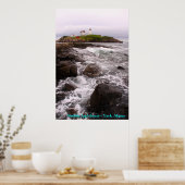 ヌブルライトハウス – メイン,ヨーク ポスター (キッチン)