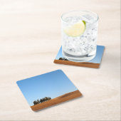 ヌマスギのコースターとのタスカニーの景色 スクエアペーパーコースター (インサイチュ)