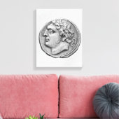 ヌミディアのジュグルタ王 キャンバスプリント (インサイチュ (リビング))