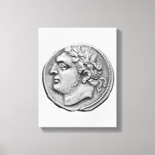 ヌミディアのジュグルタ王 キャンバスプリント (正面)