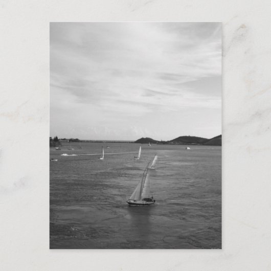 ヌメアの日没 ポストカード (正面)