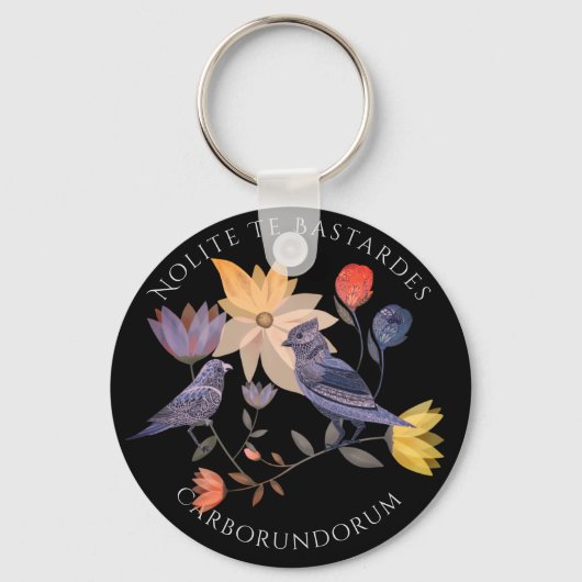 ヌライトテバスタルドカルボルンドルバード | 花 キーホルダー (正面)