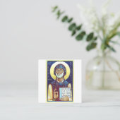 ヌルシアの聖ベネディクト スクエア名刺 (スタンド正面)