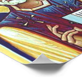 ヌルシアの聖ベネディクト ポスター (角)