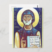 ヌルシアの聖ベネディクト ポストカード (正面/裏面)