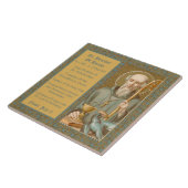 ヌルシアの聖ベネディクト(JM 07) タイル (側面)