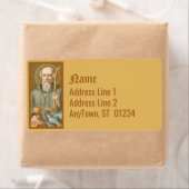 ヌルシアの聖ベネディクト(JM 07) ラベル (インサイチュ)