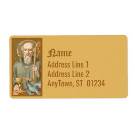 ヌルシアの聖ベネディクト(JM 07) ラベル