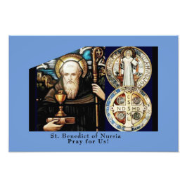 ヌルシア聖ベネディクト フォトプリント           