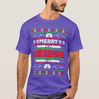 ヌルメリーセマスナースクリスマス Tシャツ