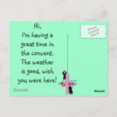 ヌンおもしろいカー得ド"仕事！" （ゲイル・ガベル） ポストカード (裏面)