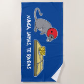 ヌンカジャマステリナス ビーチタオル (正面)