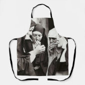 ヌンス喫煙ヴィンテージ写真 エプロン (正面)