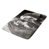 ヌンス喫煙ヴィンテージ写真 バスマット (アングル)