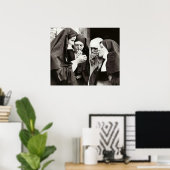 ヌンス喫煙ヴィンテージ写真 ポスター (ホームオフィス)