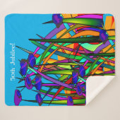 ヌンス50thジュビリーアートフローラ シェルパブランケット (正面(横))