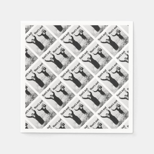 ヌンズアウト スタンダードカクテルナプキン (正面)