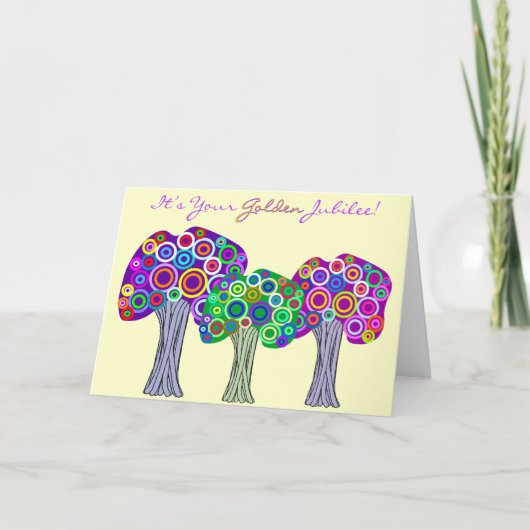 ヌンズゴールデンジュビリー50周年記念ギフト カード (正面)