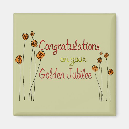 ヌンズゴールデンジュビリー(50周年)プレゼント マグネット (正面)