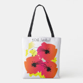 ヌンズゴールデン50thジュビリートートバッグ大きな花 トートバッグ (裏面)