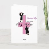 ヌンズダイヤモンドジュビリー75年目のサービス カード (裏面)