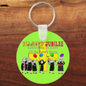 ヌンズダイヤモンドジュビリー75年目のサービス キーホルダー (正面)