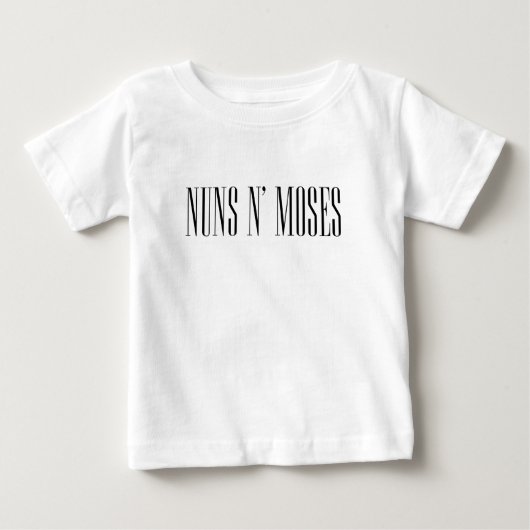 ヌンズンモーゼ ベビーTシャツ (正面)