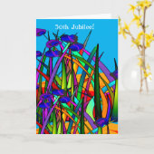 ヌンズ50世ジュビリー・フローラ・シアートェルパブランケット カード (黄色い花)