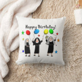 ヌンハッピーバースデーホワイト クッション (ブランケット)