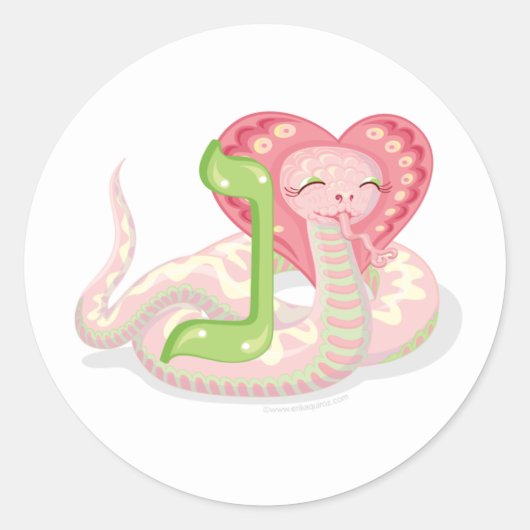 ヌンヘブライ語アルファベットシール ラウンドシール (正面)