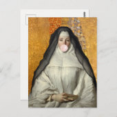 ヌン吹はピンクバブルガムだ ポストカード (正面/裏面)