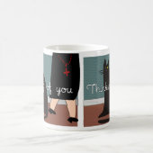 ヌン考えるズ「お前の」カード&ギフトキャットデザイン コーヒーマグカップ (中央)