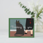 ヌン考えるズ「お前の」カード&ギフトキャットデザイン ポストカード (スタンド正面)