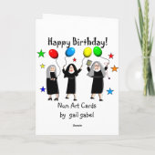 ヌン誕生日カード"シスターパーティーパンツ" カード (裏面)
