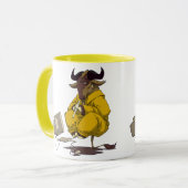 ヌーは浮揚しますめい想します マグカップ (正面左)