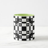 ヌーイズアンドスクウェア白黒 マグカップ (中央)