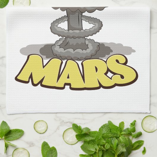 ヌーク火星 キッチンタオル (折り畳み)