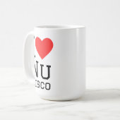 ヌーディスコが好き コーヒーマグカップ (正面左)